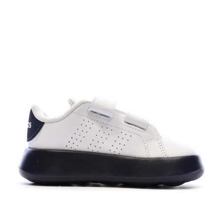 Baskets Blanches/Noires Mixte Adidas Grand Court 2.0
