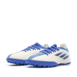 Chaussures de Futsal Bleu/Blanc Garçon Adidas X Speedflow.3 Tf J