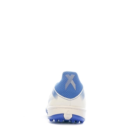 Chaussures de Futsal Bleu/Blanc Garçon Adidas X Speedflow.3 Tf J