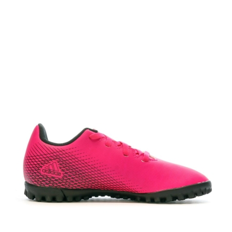 Chaussures de Futsal Rose Garçon Adidas X Ghosted.4 Tf J