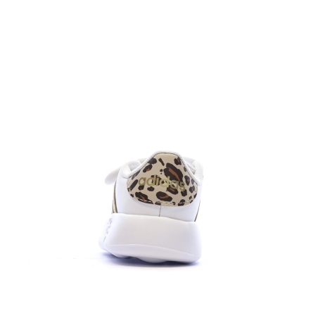 Baskets Blanches/Marron Fille Adidas Grand Court 2.0