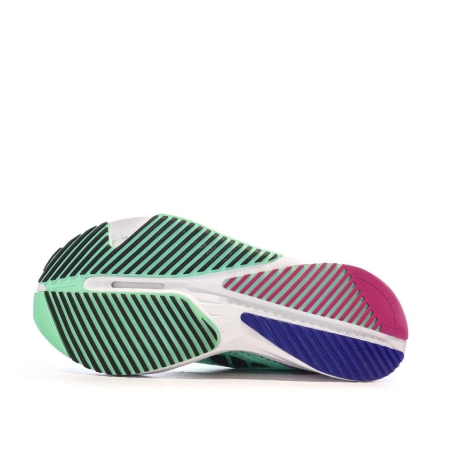 Chaussures de running Vertes/Roses Femme Adidas Adizero