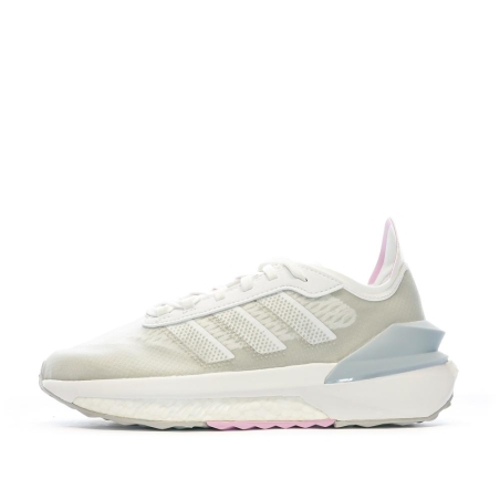 Chaussures de Running Blanc/Gris Femme Adidas Avryn