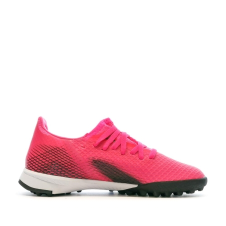 Chaussures de futsal Rose Garçon Adidas X Ghosted.3 Tf J