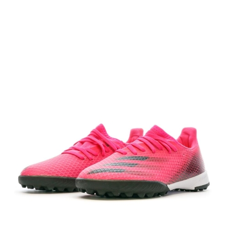 Chaussures de futsal Rose Garçon Adidas X Ghosted.3 Tf J