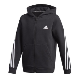 Veste Noire Garçon Adidas GE0663