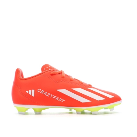 Chaussures de Foot Orange Junior Adidas X Crazyfast Club FxG