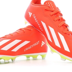 Chaussures de Foot Orange Junior Adidas X Crazyfast Club FxG