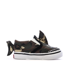 Baskets Kaki Garçon Vans Shark