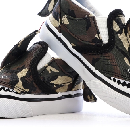 Baskets Kaki Garçon Vans Shark