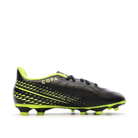 Chaussures de football Noires/Jaunes Garçon Adidas Copa Sense