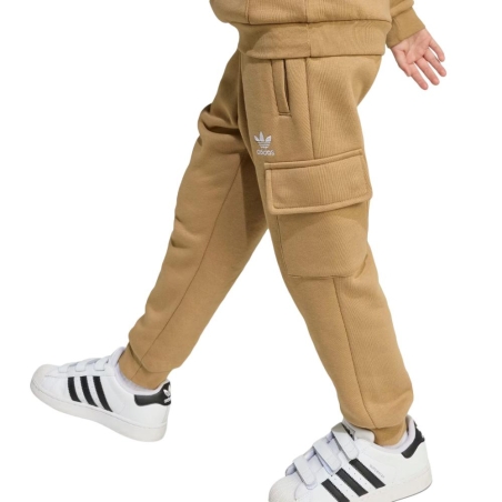 Survêtement Marron Enfant Adidas Hoodie