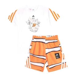Ensembles Némo Blanc/Orange Garçon Adidas Lk Nemo