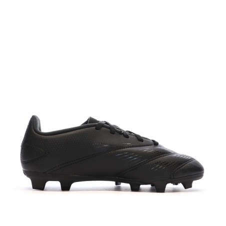 Chaussures de Foot Noires Enfant Adidas Predator Club FxG