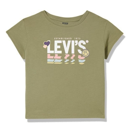 T-shirt Kaki Garçon Levi's 4ED488