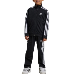Ensemble de survêtement Noir Garçon Adidas 3s