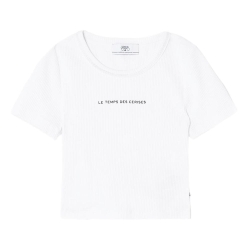 T-Shirt Blanc Fille Le Temps Des Cerises Yukongi