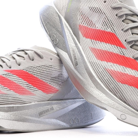 Chaussures de Running Gris Femme Adidas Adizero Takumi