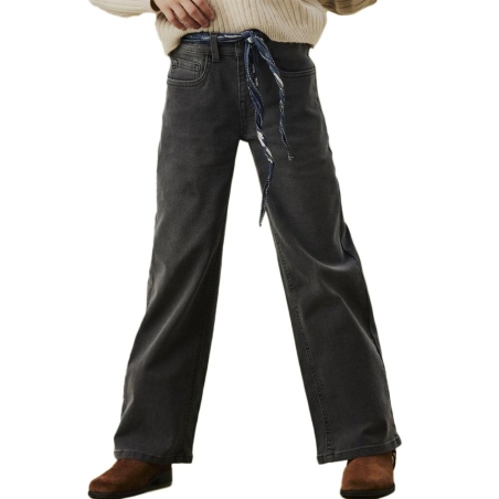 Jean Large Gris Foncé Fille Name it Nkfrose Wide