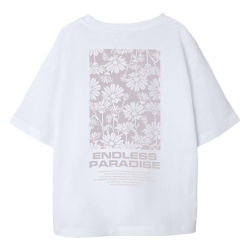 T-shirt Blanc Fille Name it Dagmar