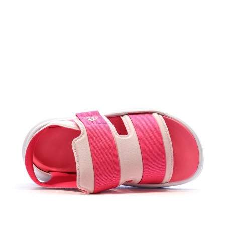 Sandales Roses/Blanches Fille Adidas Mehana