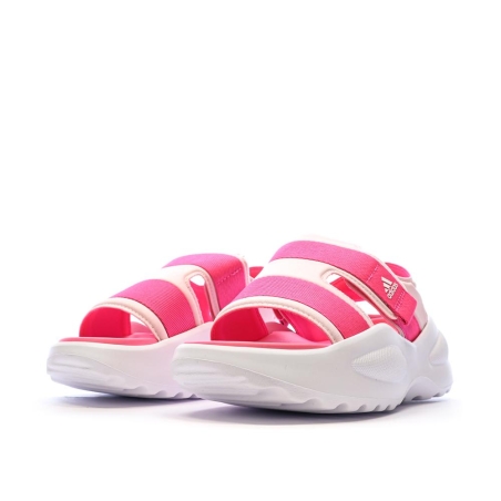 Sandales Roses/Blanches Fille Adidas Mehana