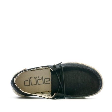 Chaussures Noires Mixte Hey Dude Wendy