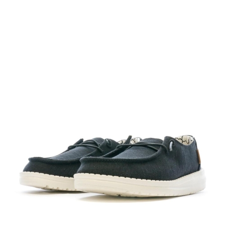 Chaussures Noires Mixte Hey Dude Wendy