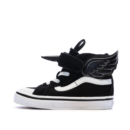 Baskets Noires/Blanches Enfant Vans Flying Sk8-hi