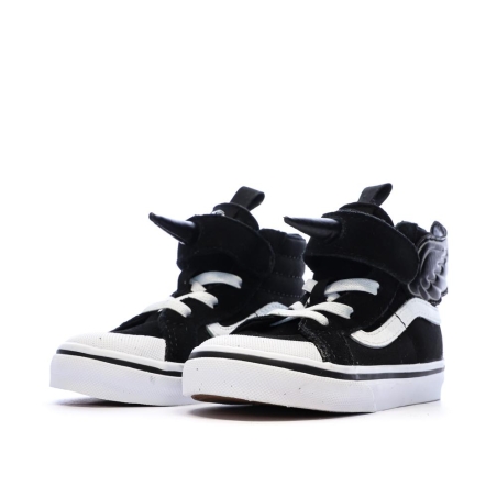 Baskets Noires/Blanches Enfant Vans Flying Sk8-hi