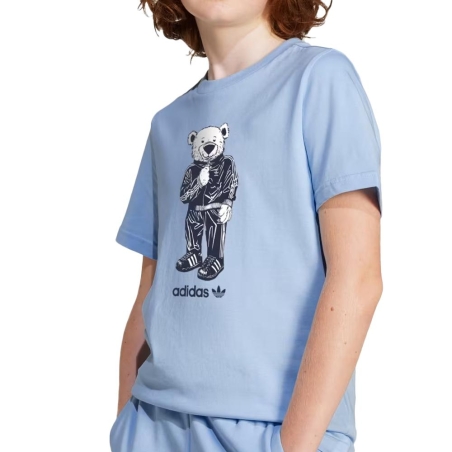 T-Shirt Bleu enfant Adidas Bear