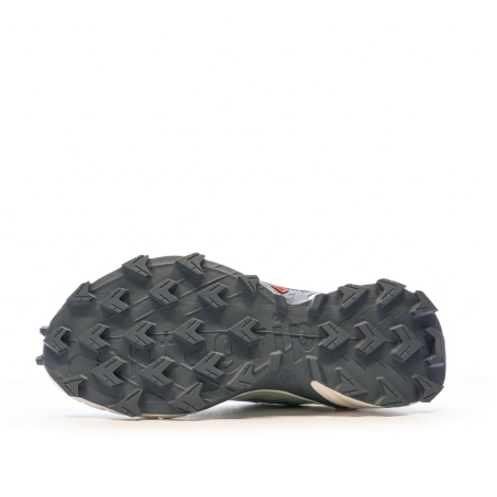 Chaussures de trail Vertes Femme Salomon Supercross 4W