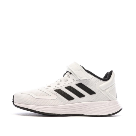 Baskets Blanches/Noires Garçon Adidas Duramo 10