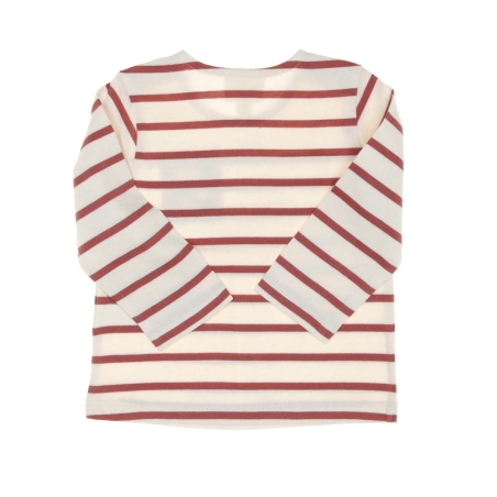 T-shirt Rose à Rayures Fille EOM Elorisa