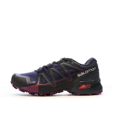Chaussures de trail Noir/Prune Femme Salomon Vario