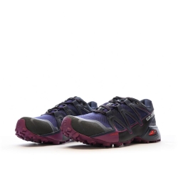 Chaussures de trail Noir/Prune Femme Salomon Vario