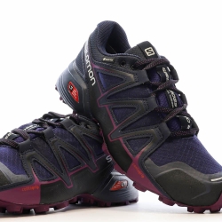Chaussures de trail Noir/Prune Femme Salomon Vario