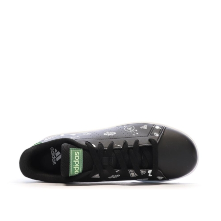 Baskets Noires Junior Adidas Advantage ID8407