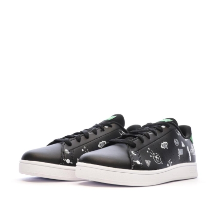 Baskets Noires Junior Adidas Advantage ID8407