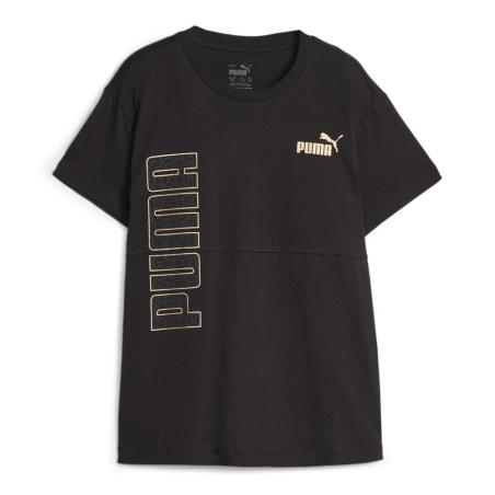 T-shirt Noir Fille Puma Love