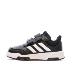Baskets Blanches/Noires Garçon Adidas Tensaur