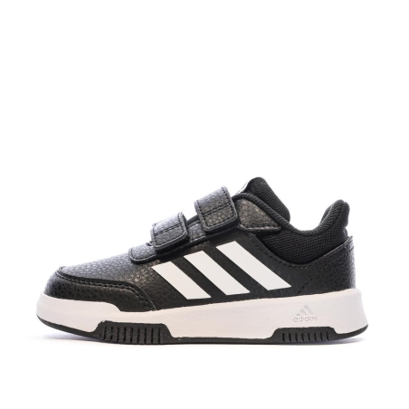 Baskets Blanches/Noires Garçon Adidas Tensaur