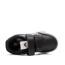 Baskets Blanches/Noires Garçon Adidas Tensaur