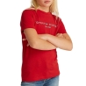 T-Shirt Rouge Fille Tommy Hilfiger Script