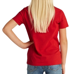 T-Shirt Rouge Fille Tommy Hilfiger Script