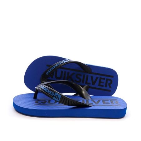 Tongs Bleu/Noir Garçon Quiksilver Java