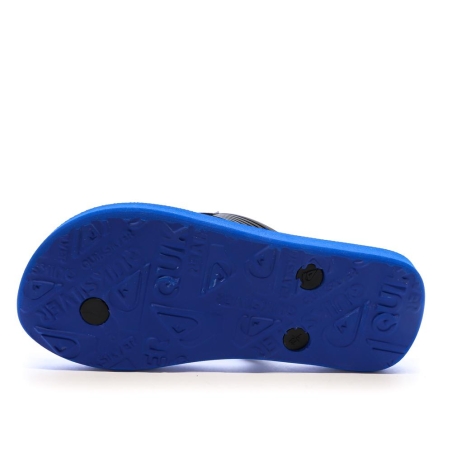 Tongs Bleu/Noir Garçon Quiksilver Java