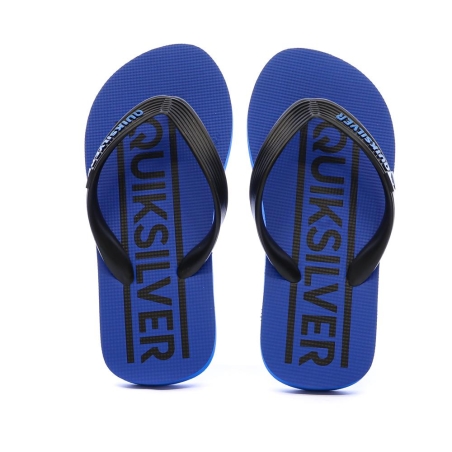 Tongs Bleu/Noir Garçon Quiksilver Java