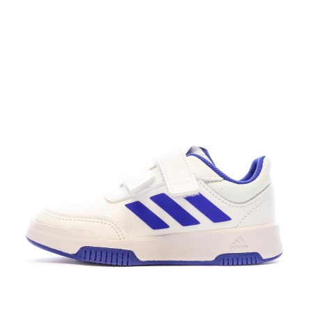Baskets Blanche/Bleu Garçon Adidas Tensaur Sport 2.0 Cf