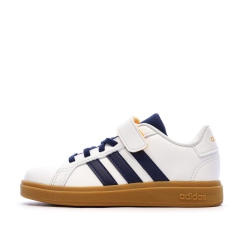 Baskets Blanche/Bleu Garçon Adidas Grand Court 2.0 El C